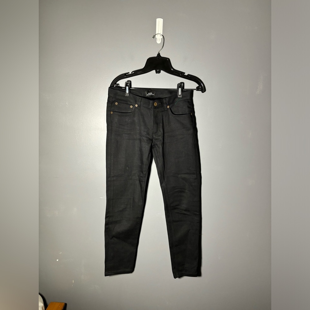 A.P.C. Etroit Court Crop Straight Leg Jeans Size 26 - Picture 2 of 5